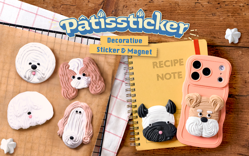 Pâtissticker Meringue Dogs Series J6
